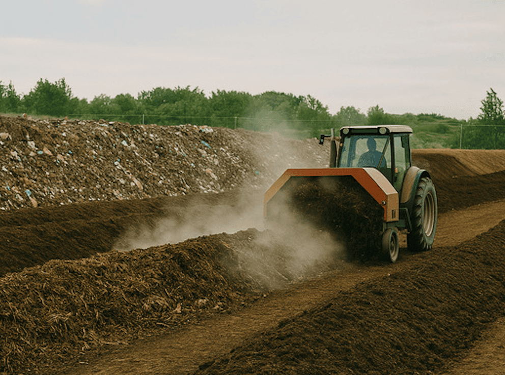 Composting field