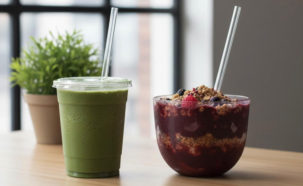 Straws for thick drinks