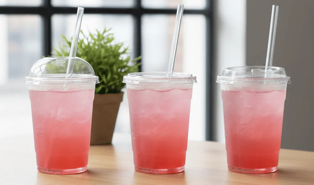 Straws work with different cold cup lid types