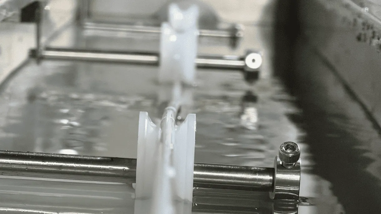 PureStalk straw extrusion and cooling